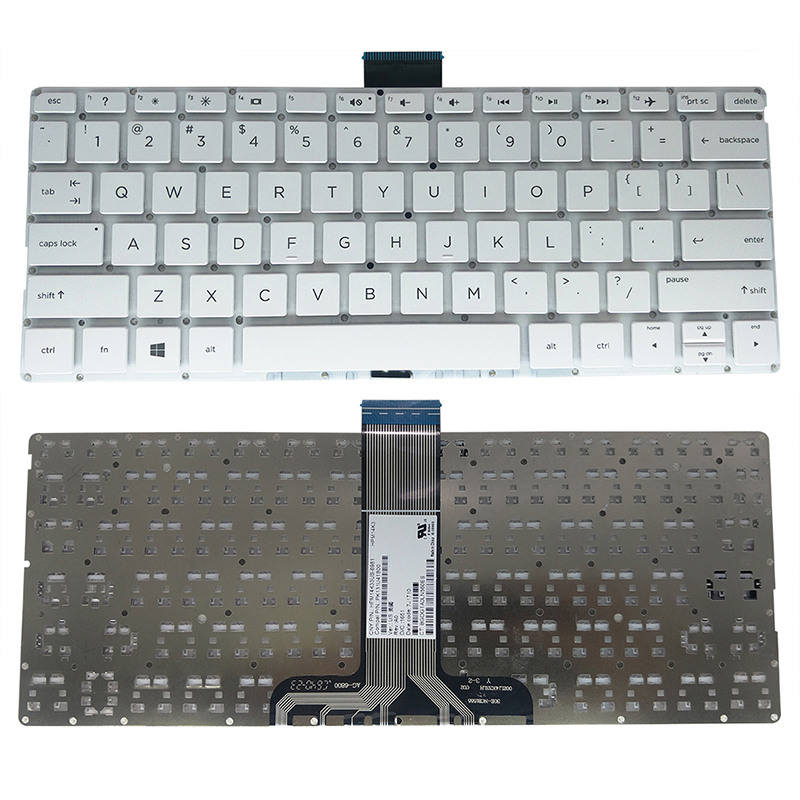 Original New HP Pavilion x360 11-K 11-K026CA 11-K117CL 11-K164NR Laptop Keyboard US White