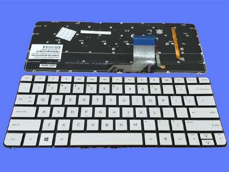 Original New HP Spectre 13T-3000 13-3000 Series Laptop Keyboard 743897-001 Silver US Backlit