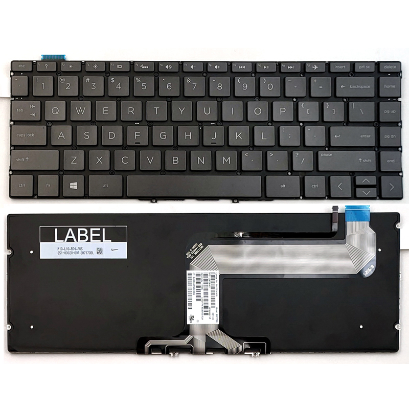 Original New HP Spectre Folio 13-AK 13-AK0013DX 13-AK0015NR 13-AK1016NR Keyboard US Backlit