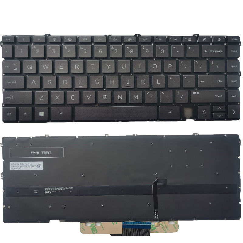 New HP Envy X360 13-AY 13-AY0007CA 13-AY0021NR 13-AY0055CL Keyboard US Black With Backlit TPN-C147