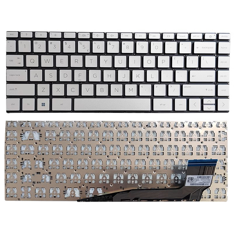 New HP Pavilion 13-BE Aero 13-BE0000 13-BE1000 13-BE2000 TPN-W152 Laptop Keyboard US Silver Without Backlit