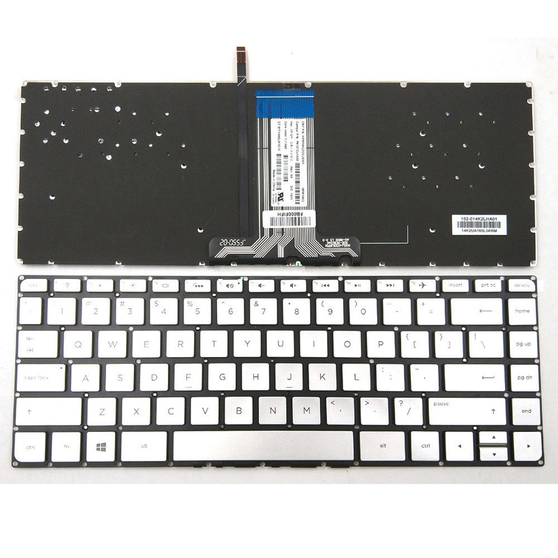 Original New HP Pavilion 14-AB100 14-AB168CA 13-U100 13-U157CL M3-U100 M3-U101DX Silver Keyboard US Backlit