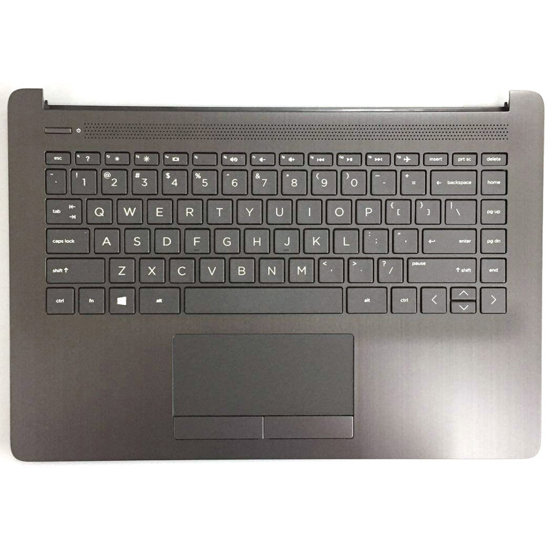 New HP 14-CF 14-CF0013DX 14-DF 14-DF0011WM 14-DF0023CL 14-DK 14-DK0002DX 14-DK1003DX Keyboard With Touchpad Palmrest Case L24818-001