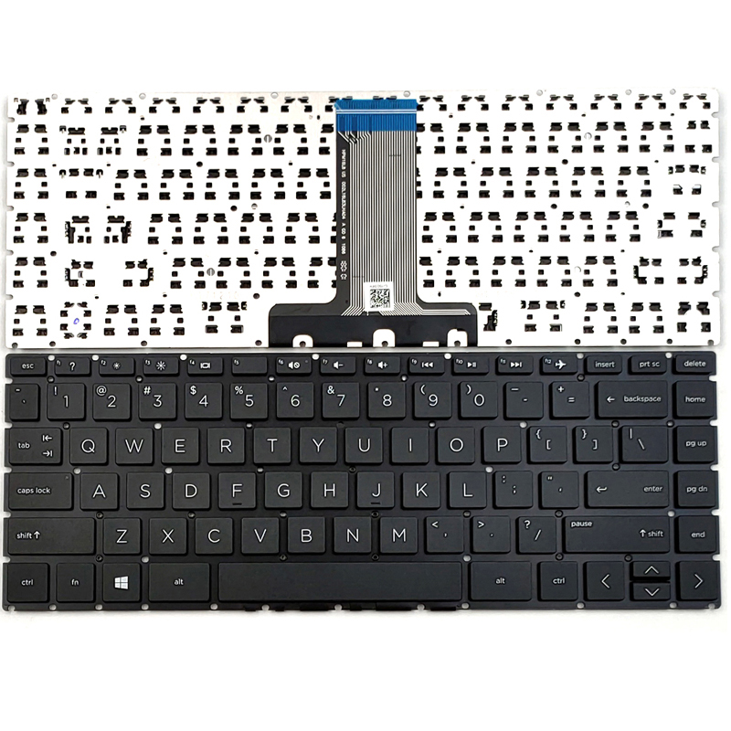 Original New HP Notebook PC 14-DS0003DX 14-DS0023DX 14-DS0036NR 14-DS0061CL 14-DS0120NR Keyboard US Black