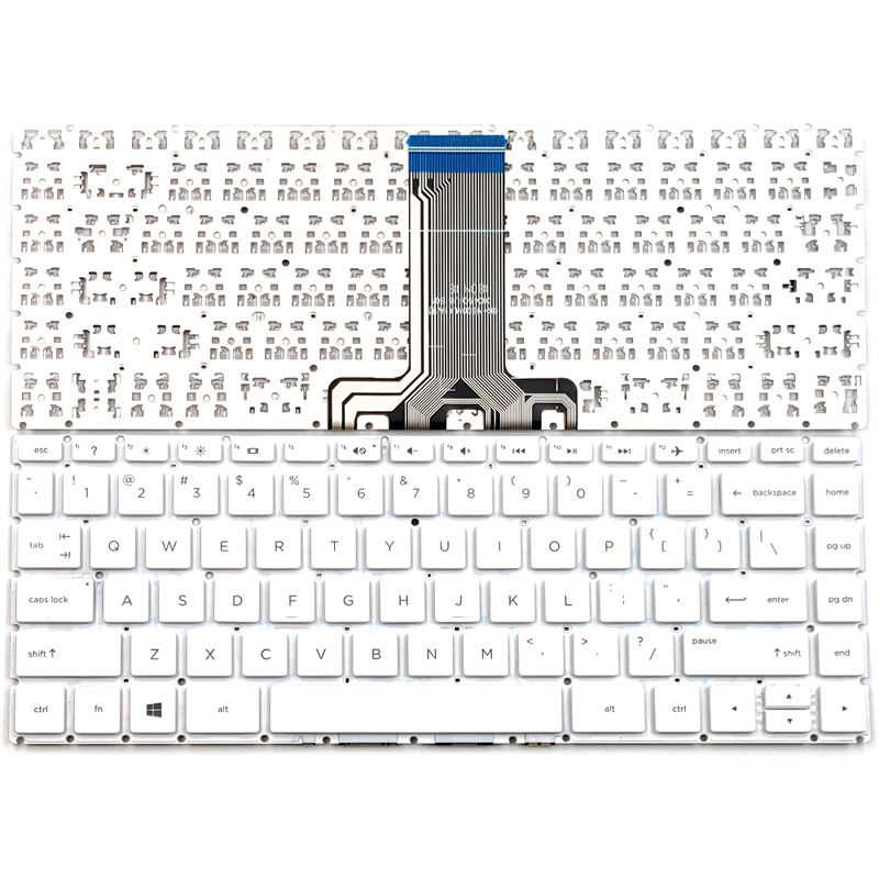 Original New HP Notebook PC 14-DS0003DX 14-DS0023DX 14-DS0036NR 14-DS0061CL 14-DS0120NR Keyboard US White