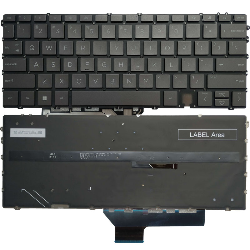 New HP Spectre x360 14-EF 14-EF0008CA 14-EF0013DX 14-EF2013DX Keyboard US Black With Backlit