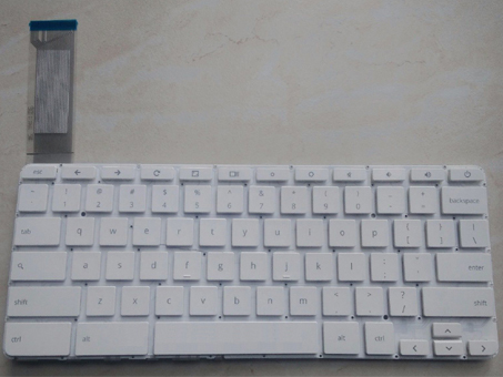 Original New HP Chromebook 14-Q000 14-X000 Series Laptop Keyboard US White Without Frame