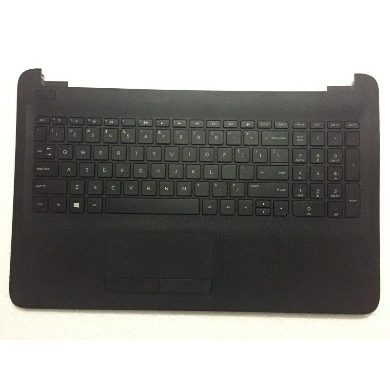 Original New HP 15-AC 15-AC063NR 15-AF Keyboard W Touchpad Palmrest Upper Case 813974-001