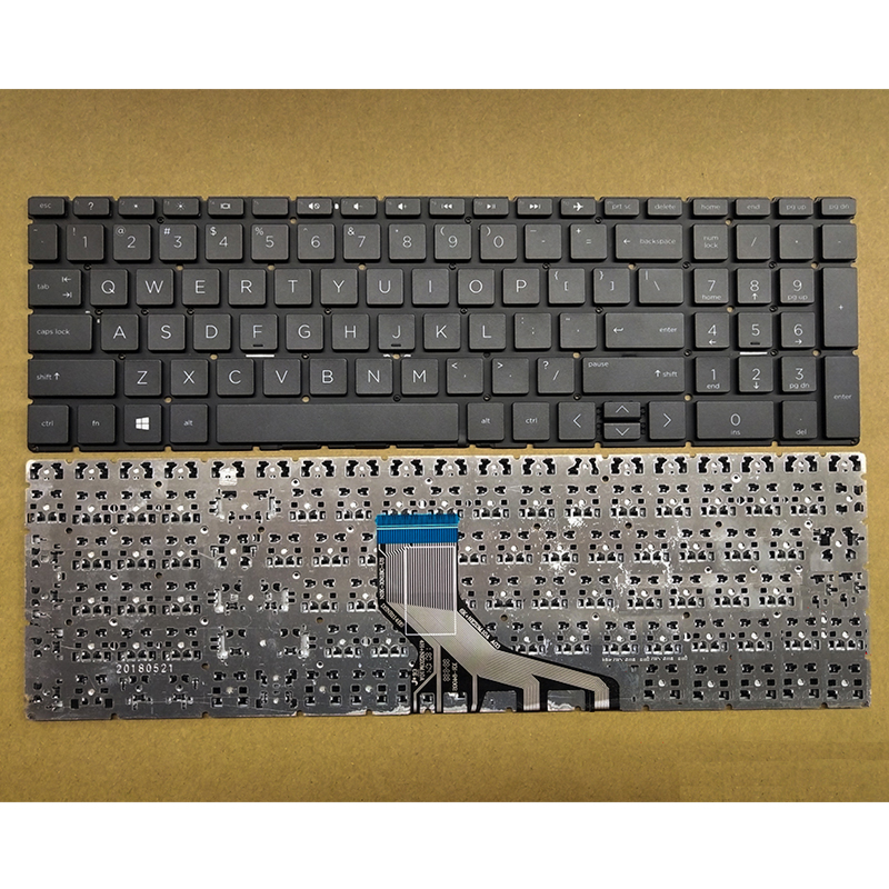 Original New HP 15-DA 15-DA0012DX 15-DA0032WM 15-DB 15-DB0047WM TPN-C135 Keyboard US Black