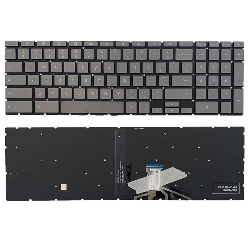 New HP Chromebook 15-DE 15-DE0010NR 15-DE0021CL Keyboard US Backlit L54816-001