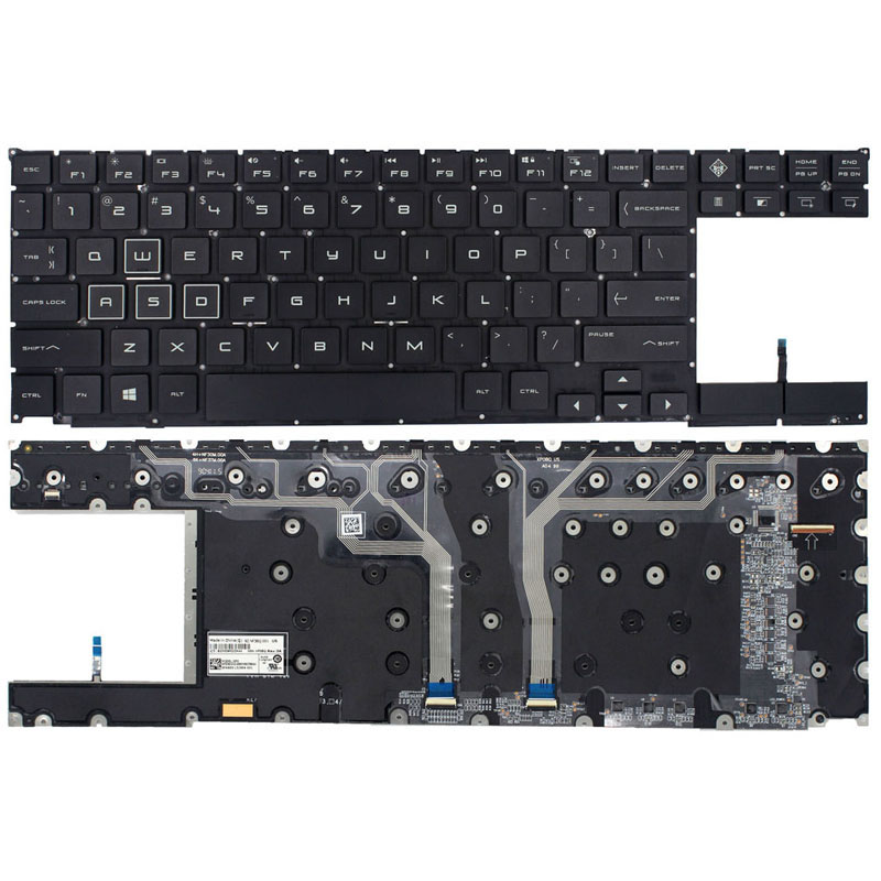 New HP Omen X 15-DG 15-DG0010NR 15-DG0024NR 15-DG0075CL 2S 15-DG0000 Keyboard US Backlit