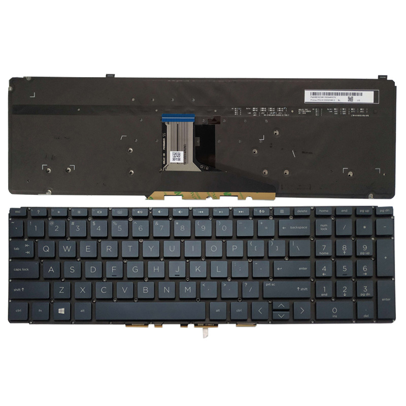 New HP Spectre x360 15-EB 15-EB0043DX 15-EB0053DX 15-EB0072TX 15T-EB Laptop Keyboard US Blue With Backlit