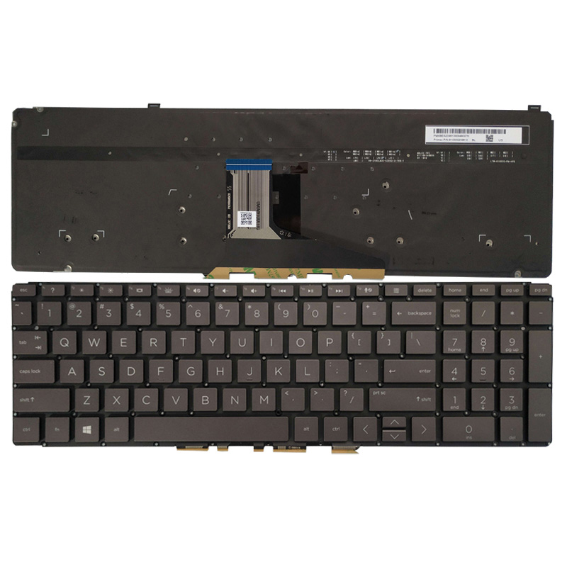 New HP Spectre x360 15-EB 15-EB0043DX 15-EB0053DX 15-EB0065NR 15T-EB Laptop Keyboard US Brown With Backlit