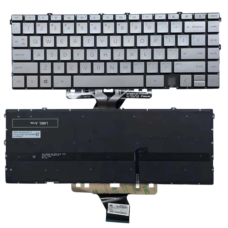 New HP Envy x360 15-EW 15-EW0013DX 15-EW0023DX 15-EW0797NR 15-EY 15Z-EY Keyboard US Silver With Backlit