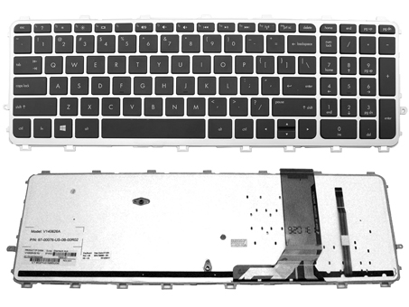 Original New HP Envy 15-J000 17-J000 Series Laptop Keyboard -- With Frame & Backlit