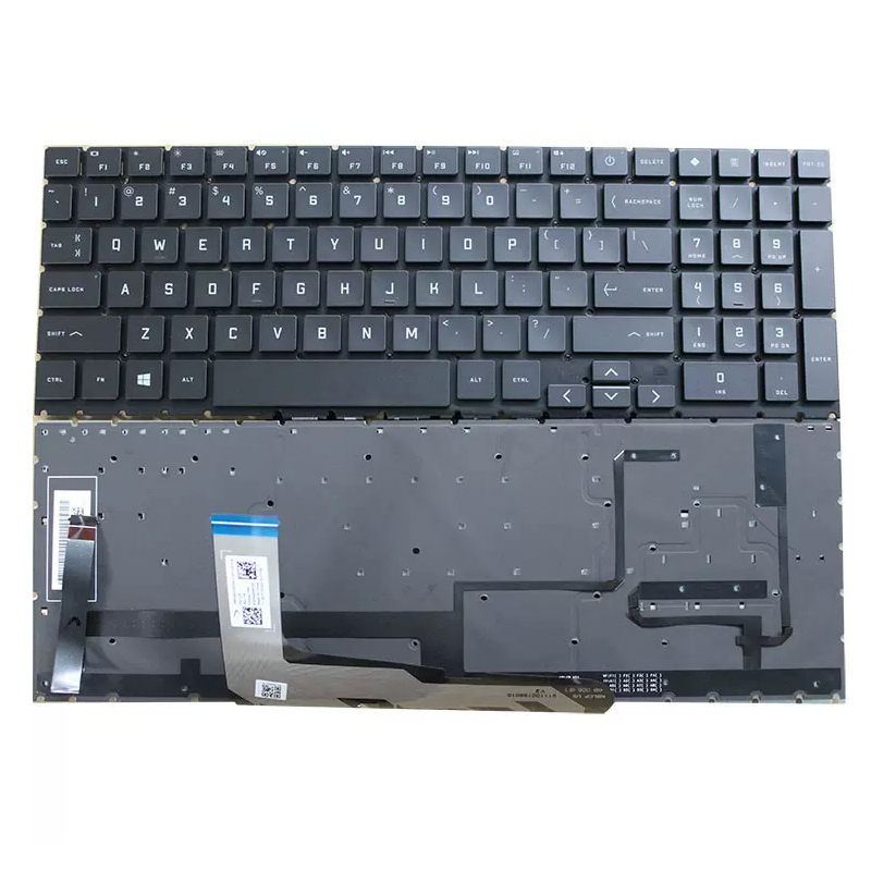 New HP Omen 16-WF 16-WF0097NR 16-U 16-U0057NR 16-U1047NR 16-WD TPN-C167 Laptop Keyboard US With RGB Backlit