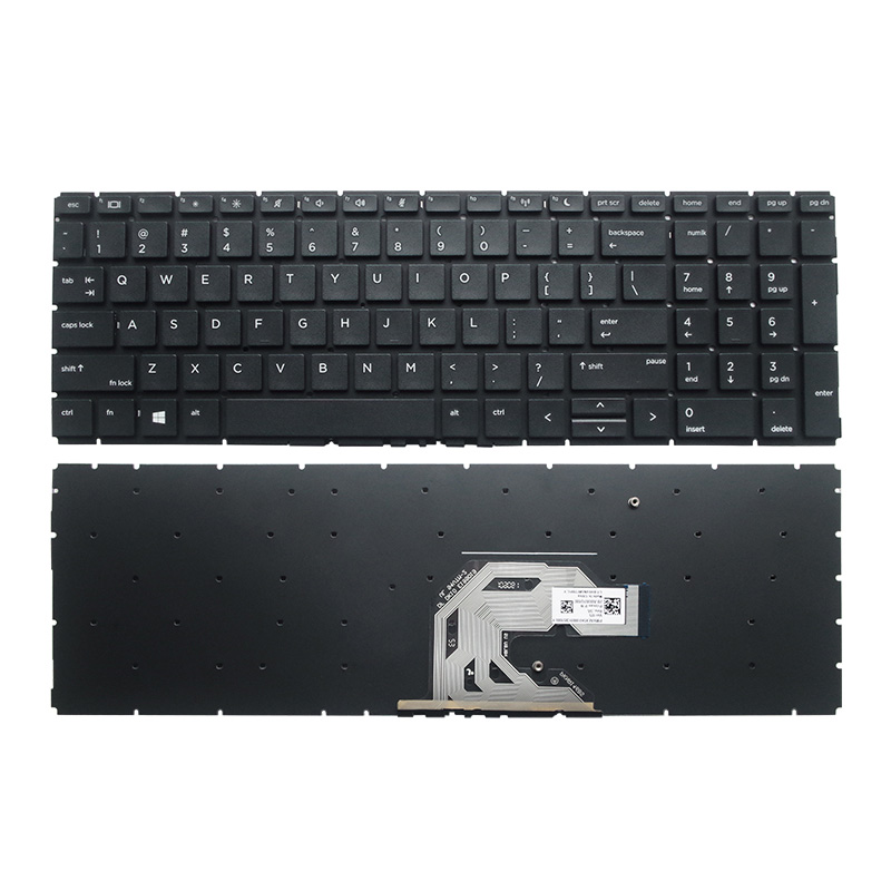 New HP ProBook 450 G6 455 G6 455R G6 Series Laptop Keyboard US Black Without Frame