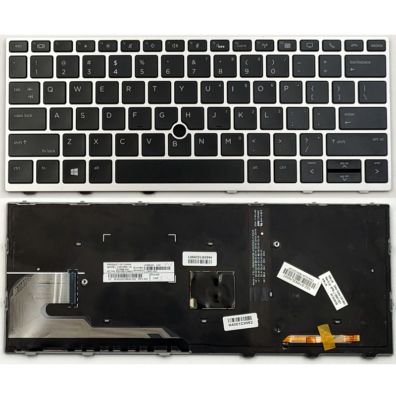 Original New HP EliteBook 730 G5 735 G5 735 G6 830 G5 830 G6 836 G5 Keyboard US Backlit With Frame