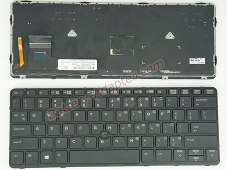 Original New HP Elitebook 720 820 Series Laptop Keyboard With Backlit With PointStick 730541-001