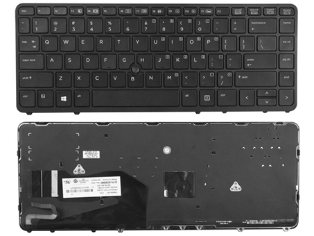 Original New HP Elitebook 840 850 / ZBook 14 Series Laptop Keyboard With Backlit With PointStick 731179-001