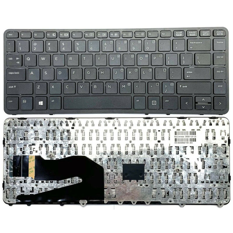 New HP EliteBook 840 G1 840 G2 850 G1 850 G2 Laptop Keyboard US Black Without Backlit