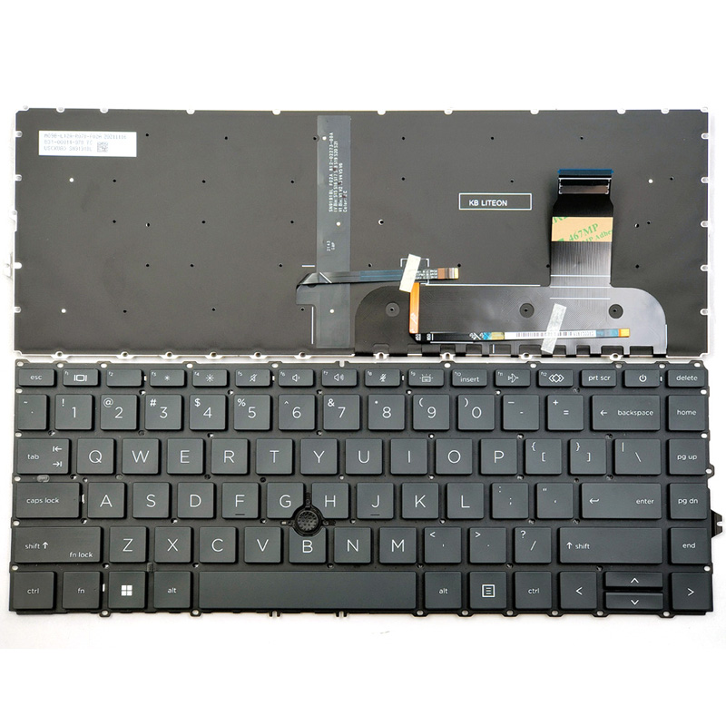 New HP EliteBook 840 G7 840 G8 845 G7 745 G7 745 G8 Keyboard US Backlit With Pointing Stick