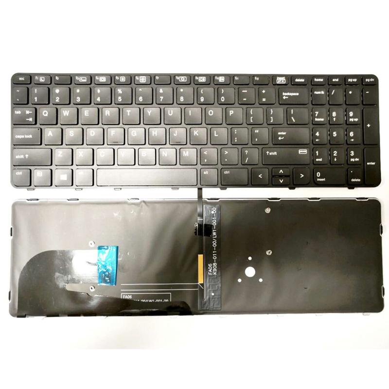 New HP Zbook 15u G3 G4 EliteBook 850 G3 G4 755 G3 G4 Laptop Keyboard US Backlit NO Point Stick 836623-001