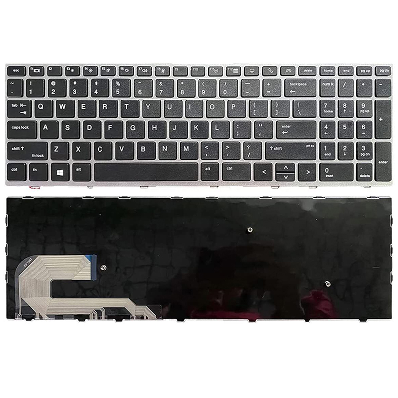 New HP Elitebook 750 755 850 855 G5 750 G6 850 G6 Series Laptop US Keyboard Non-Backlit