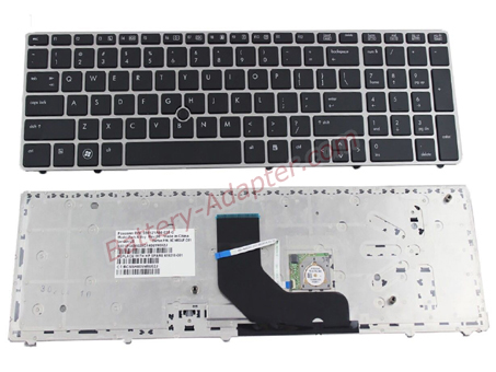 Original New HP EliteBook 8560P 8570P ProBook 6560B 6565B Laptop Keyboard 641179-001 US