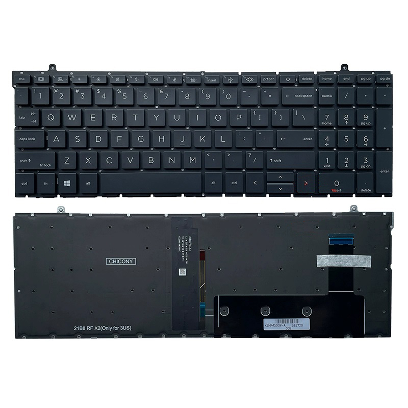 New HP Zbook Firefly 15 G7 G8 / EliteBook 860 G9 Series 16" Laptop Keyboard US Black With Backlit