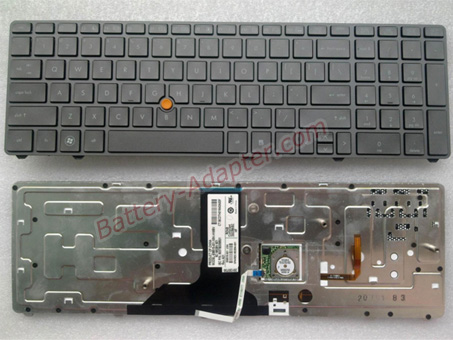 Original New HP Elitebook 8760W 8760P 8770W 8770P Series Laptop Keyboard With Pointstick & Backlit