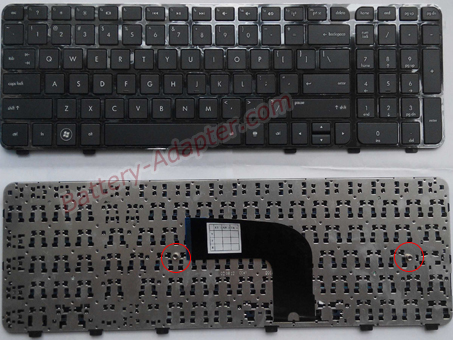 Original Brand New Keyboard fit HP Pavilion DV6-7000 DV6-7100 DV6-7200 Series Laptop [With Frame]