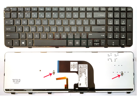 Original New Keyboard fit HP Pavilion DV6-7000 DV6-7100 DV6-7200 Series Laptop [With Backlit & Frame]