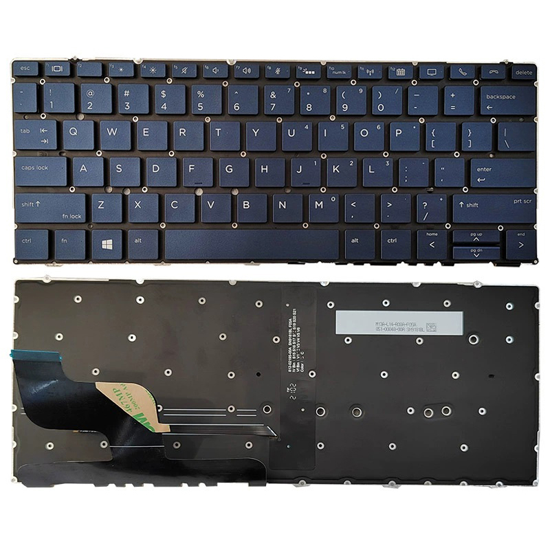 New HP Elite Dragonfly G2 13.3" Laptop Keyboard US Blue With Backlit SN9181BL SG-99100-2VA