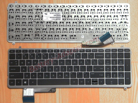 Original New HP Envy M6-K000 M6-K100 Series Laptop Keyboard Without Backlit 727597-001