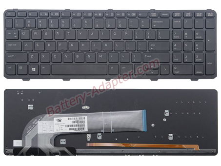 Original New HP Probook 450 455 470 Series laptop keyboard With Backlit With Frame