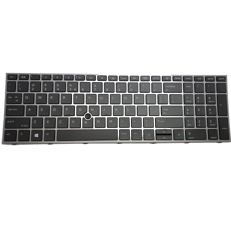 New HP ZBook Fury 17 G7 G8 Mobile Workstation Keyboard US Backlit M20128-001 NSK-X11BC