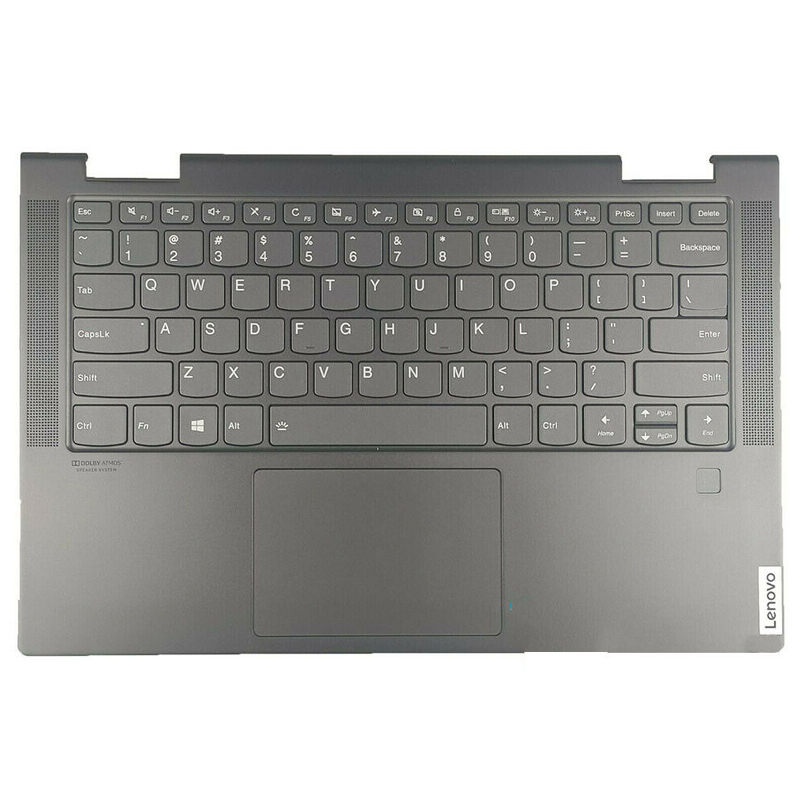 New Lenovo Yoga C740-14IML 81TC Brown Palmrest Backlit Keyboard & Touchpad 5CB0U43952