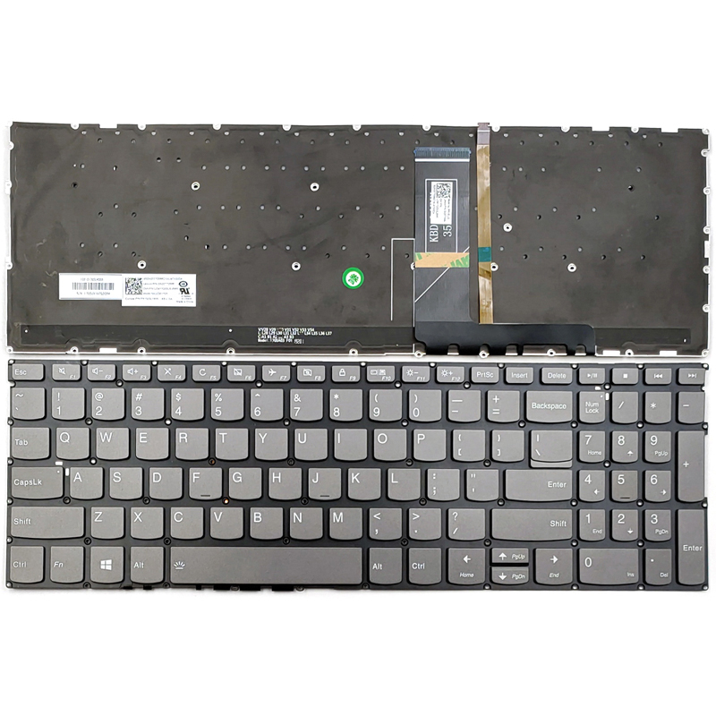 Original New Lenovo Yoga C740-15IML C740-15 Laptop Keyboard US Black With Backlit