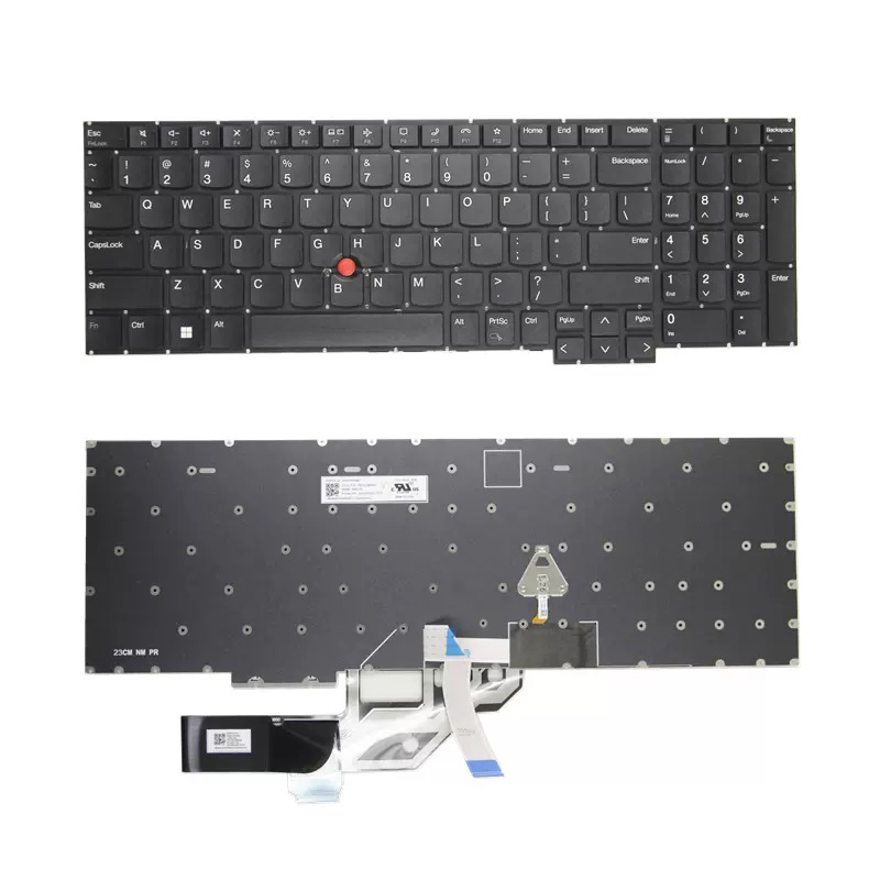 New Lenovo ThinkPad E16 Gen 1 Type 21JN 21JQ 21JT 21JU Laptop Keyboard US Black Without Backlit