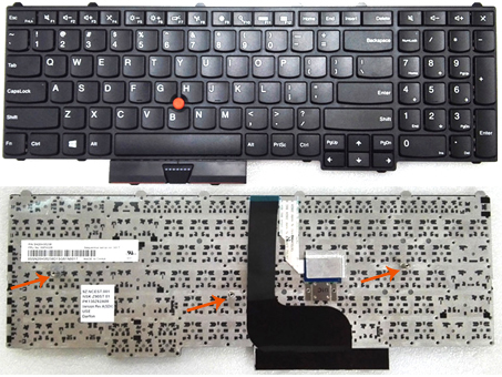 Original New Lenovo Thinkpad P50 P70 Series Laptop Keyboard Without Backlit ** 3 Screw Stand for Mounting