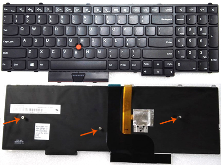 Original New Lenovo Thinkpad P50 P70 Series Laptop Keyboard With Backlit ** 3 Screw Stand for Mounting 00PA370