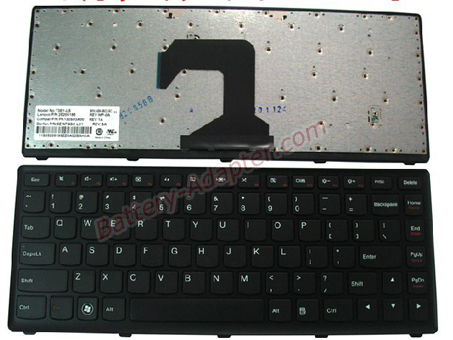 Lenovo IdeaPad S300 S400 S400t S400u S405 US Laptop Keyboard With Frame