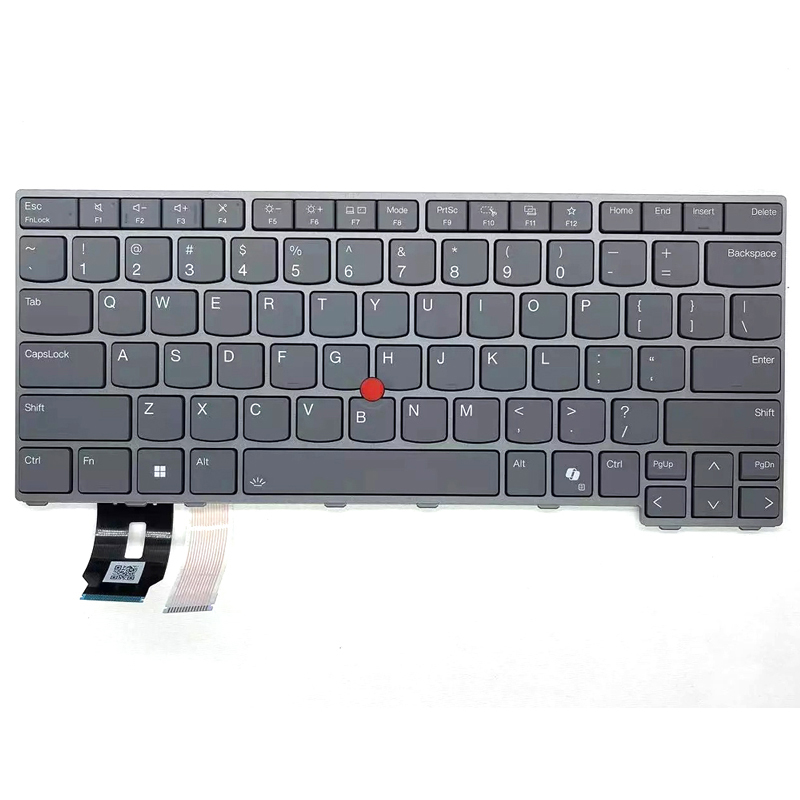 New Lenovo Thinkpad T14 Gen 5 L14 Gen 5 P14s Gen 5 Series Laptop Keyboard US Gray With Backlit