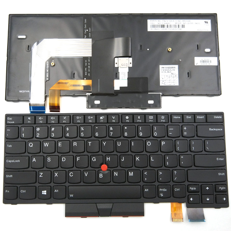 Original New Lenovo ThinkPad T470 Series Laptop Keyboard US Backlit 01AX487 01AX528 01AX569