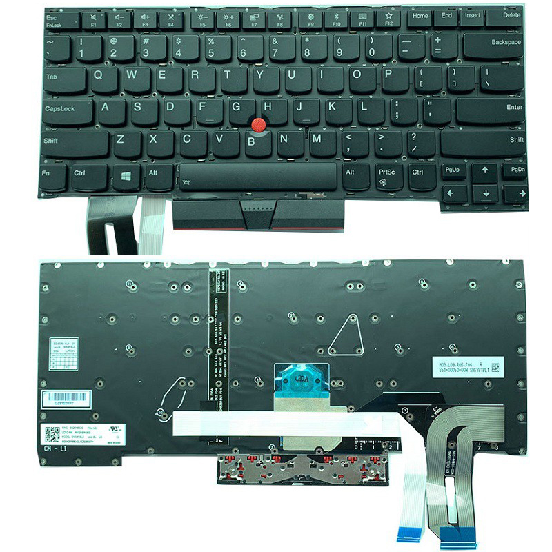 New Lenovo ThinkPad T490S T495S P1 Gen1 Gen2 X1 Extreme 1st 2nd Gen Keyboard US Black With Backlit