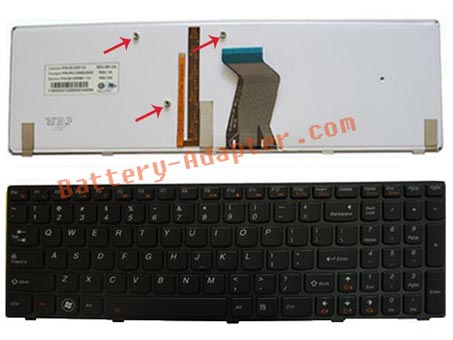 Original Keyboard fit Lenovo Ideapad Y580 Y580N Y580NT Series Laptop--With Backlit