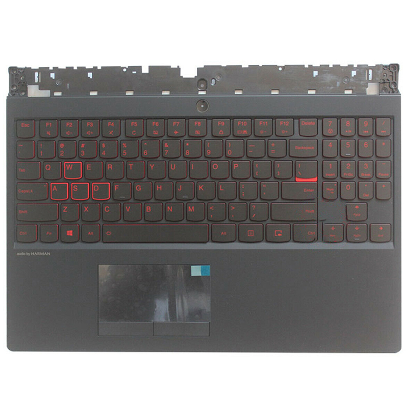 New Lenovo Legion Y530 Y7000 Upper Case Palmrest US Keyboard Red Backlight 5CB0R40196