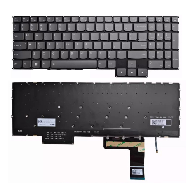 New Lenovo Legion Slim 5 16APH8 16IRH8 Laptop Keyboard US Black With Backlit