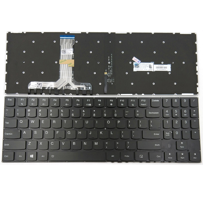 Original New Lenovo Legion Y7000P Y530 Y530-15ICH Laptop Keyboard US Black With Backlit